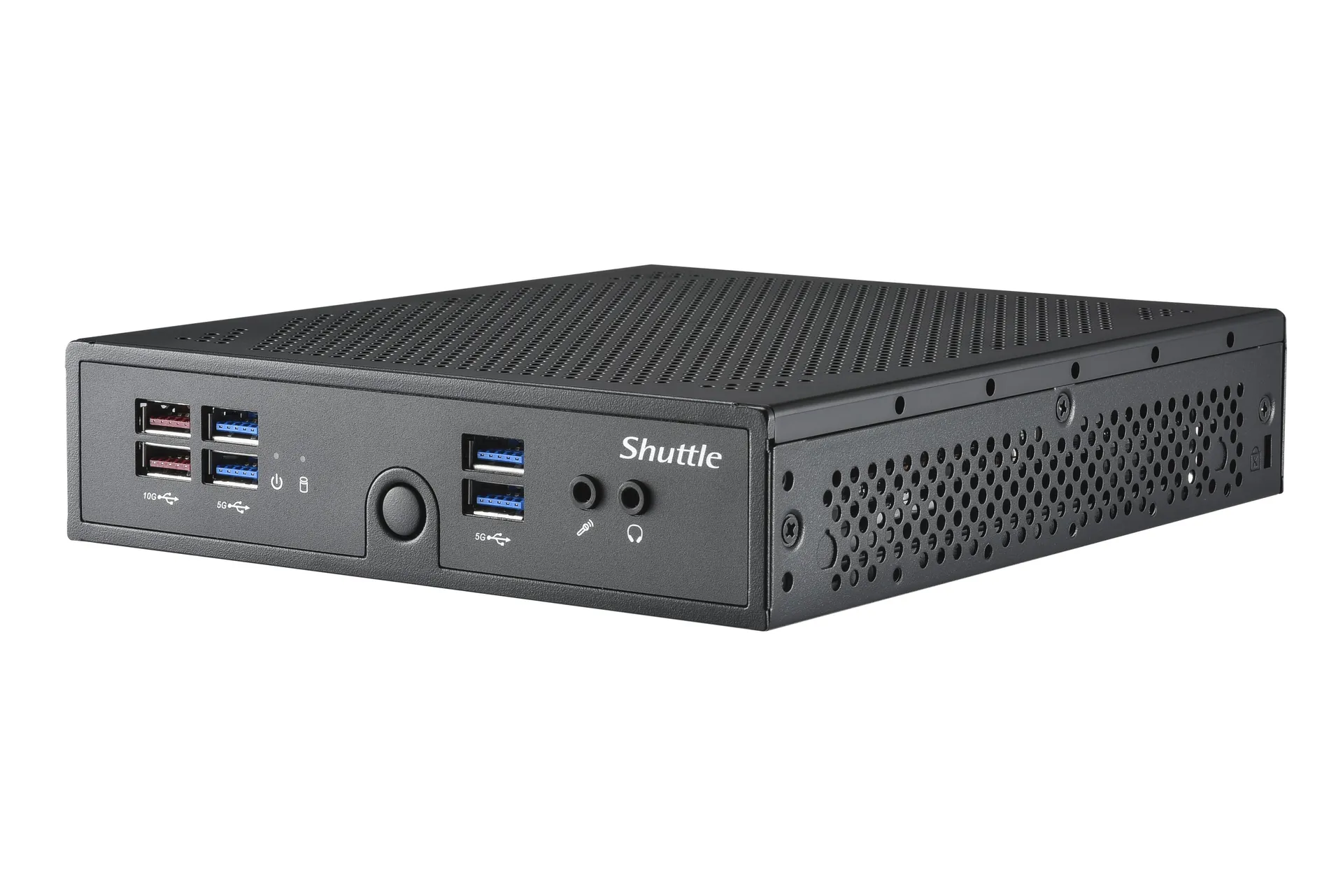 Shuttle XPC slim Barebone DS50U3, Intel i3-1315U, 2x LAN (1x 2.5Gbit ,1x 1Gbit), 1xCOM,1xHDMI,1xDP, 1x VGA, lüfterlos, 24/7 Dauerbetrieb – Bild 5