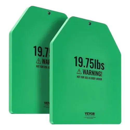 VEVOR Gewichtsplatten für Gewichtswesten 17,8 kg Set (2 x 8,9 kg), Flache Gewichtswestenplatten für WODs & Funktionelles Training, Ergonomisches Zusatzgewicht für Krafttraining, Laufen & Fitness, Grün – Bild 9
