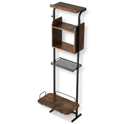 VEVOR Futterstation 500 x 198 x 1450 mm, erhöhte Hundenäpfe, erhöhter Ständer für Hundenapf, Fressnapf, Hundenapfständer, Napfhalter höhenverstellbar, Hundebar für große, mittelgroße & kleine Hunde – Bild 9