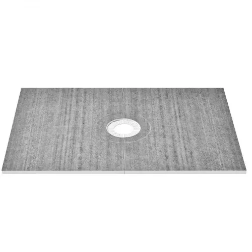 VEVOR Duschrand-Set, 1219 x 1828 mm Duschwannen-Set mit 160 mm zentralem Abfluss, leichte EPS-Duschinstallations-Sets mit 2 wasserdichten Tüchern, Duschwannen-Neigungsstangen passend für Badezimmer VEVOR Duschrand-Set, 1219 x 1828 mm Duschwannen-Set mit 160 mm zentralem Abfluss, leichte EPS-Duschinstallations-Sets mit 2 wasserdichten Tüchern, Duschwannen-Neigungsstangen passend für Badezimmer