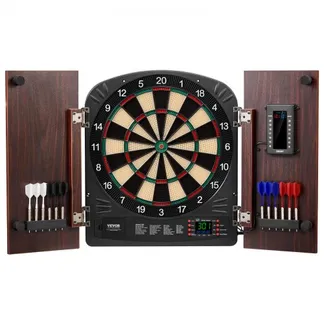 VEVOR Dartboard- und Schrankset Home Dart Board Center Dartscheibe 34,3 cm, verstaubarer Dartschrank mit elektronischer Punktezählung & einfacher Montage, komplett mit sämtlichem Zubehör Party VEVOR Dartboard- und Schrankset Home Dart Board Center Dartscheibe 34,3 cm, verstaubarer Dartschrank mit elektronischer Punktezählung & einfacher Montage, komplett mit sämtlichem Zubehör Party