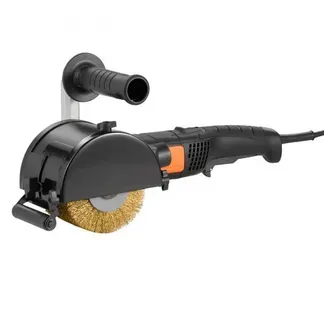 VEVOR Poliermaschine, 1300 W, 6 variable Geschwindigkeiten, Oberflächenbearbeitungswerkzeug, handgeführte elektrische Metall-Poliermaschine mit Stahldraht-Polierrad für Edelstahl VEVOR Poliermaschine, 1300 W, 6 variable Geschwindigkeiten, Oberflächenbearbeitungswerkzeug, handgeführte elektrische Metall-Poliermaschine mit Stahldraht-Polierrad für Edelstahl