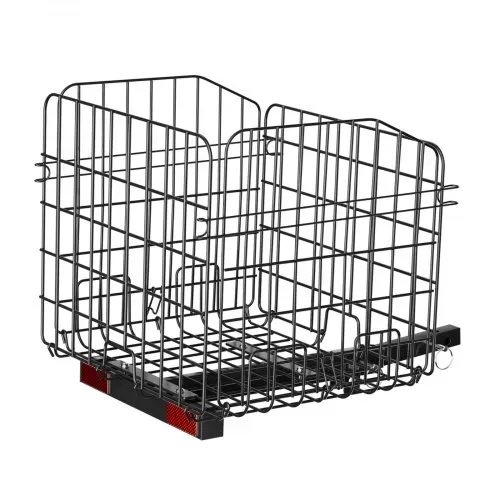VEVOR Elektromobil Hinterkorb, Heckkorb, robuster & geräumiger Gepäckkorb Seniorenmobil, funktioniert mit 2,54 cm Empfänger, kompatibel mit den meisten Mobilitätsrollern, Mobilitätshilfe 45x45x39 cm – Bild 9