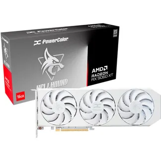 Radeon RX 9060 XT Hellhound Spectral White 16G, Grafikkarte Radeon RX 9060 XT Hellhound Spectral White 16G, Grafikkarte