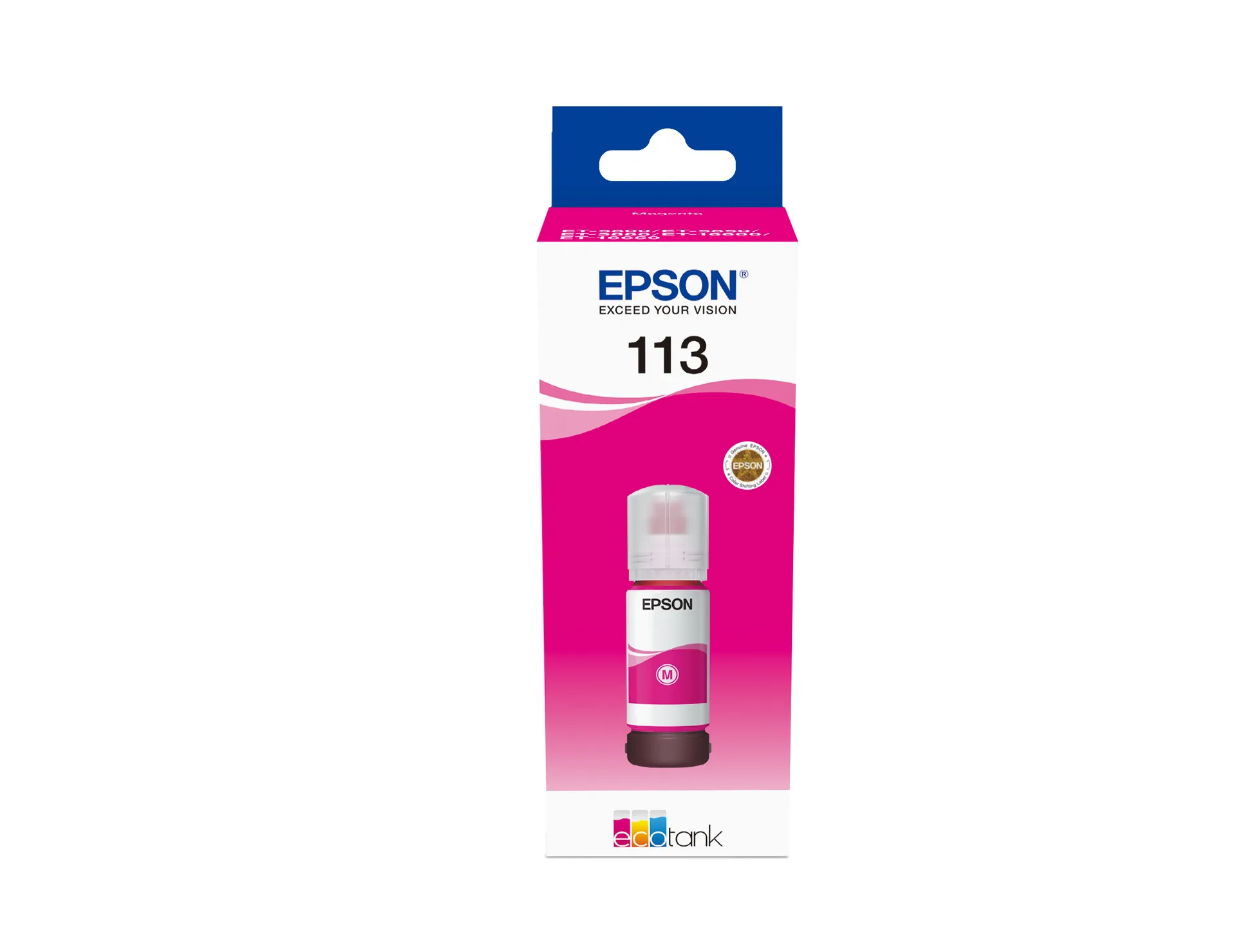 Epson 113 EcoTank Pigment Magenta ink bottle Epson 113 EcoTank Pigment Magenta ink bottle