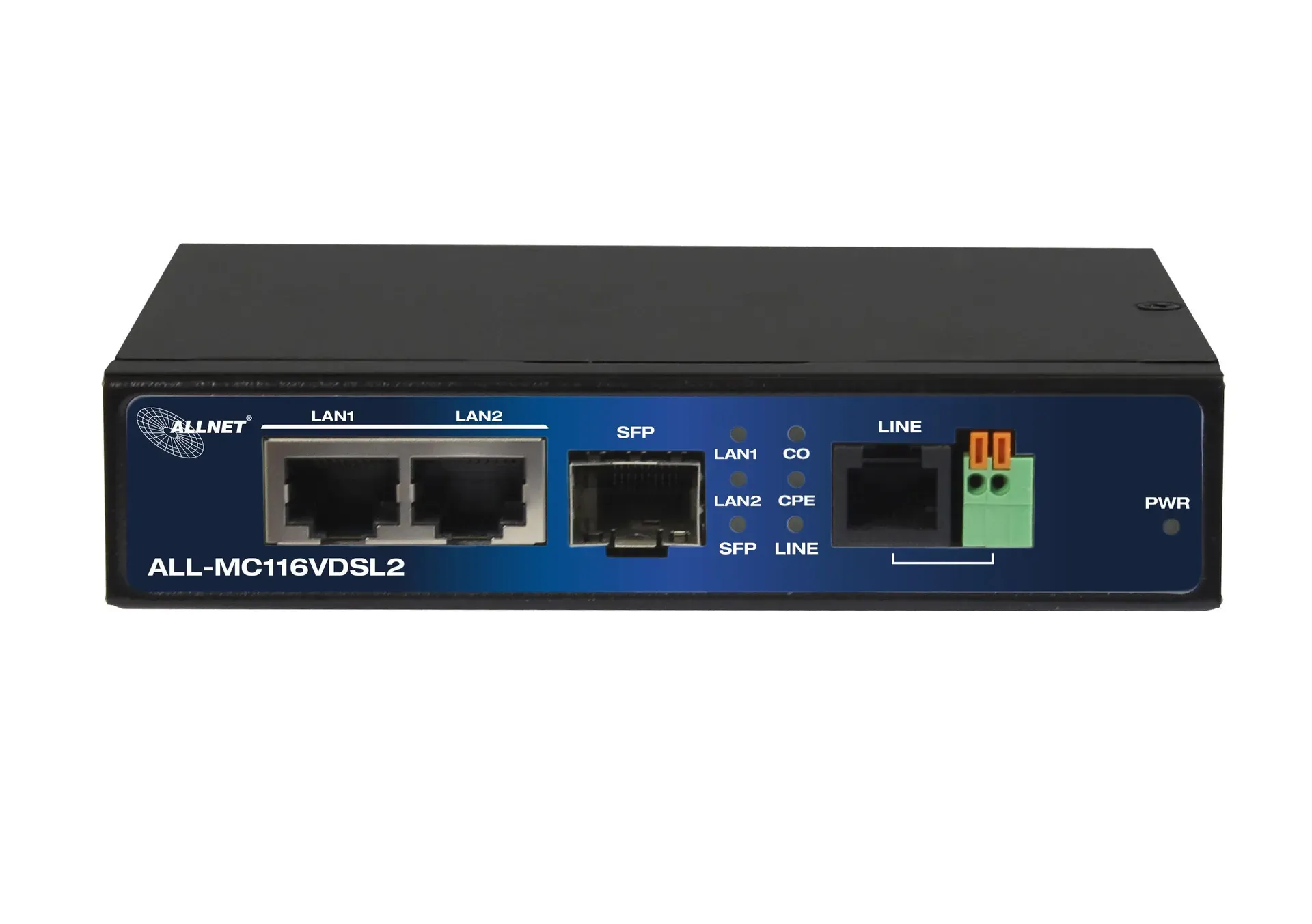 ALLNET Punkt-zu-Punkt Modem VDSL2 via 2-Draht unmanaged "ALL-MC116V2" / Max. 3km mit max. 160Mbit/s – Bild 3