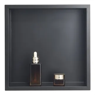 VEVOR Duschnische, 10,16×33,02×33,02 cm, versenkte Wandnische, Duschregal aus Edelstahl, Seifen- & Shampoo-Aufbewahrungsorganizer, langlebig & einfach zu installieren, schwarz für Badezimmer VEVOR Duschnische, 10,16×33,02×33,02 cm, versenkte Wandnische, Duschregal aus Edelstahl, Seifen- & Shampoo-Aufbewahrungsorganizer, langlebig & einfach zu installieren, schwarz für Badezimmer