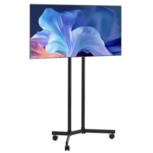 VEVOR rollbarer TV-Ständer Standfuß Fernsehstand für 812,8-1651 mm flach & Curved-TVs, höhenverstellbarer TV Bodenständer bis zu 40 kg (Max. VESA 400 x 400 mm) für Wohnzimmer Schlafzimmer VEVOR rollbarer TV-Ständer Standfuß Fernsehstand für 812,8-1651 mm flach & Curved-TVs, höhenverstellbarer TV Bodenständer bis zu 40 kg (Max. VESA 400 x 400 mm) für Wohnzimmer Schlafzimmer