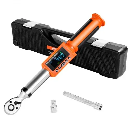 VEVOR digitaler Drehmomentschlüssel Set mit 3/8 Zoll Antrieb (6,7–135 Nm) 72 Zähne ±2 % präziser elektronischer Drehmomentschlüssel mit voreingestelltem Wert & LED-Benachrichtigung Autoreparatur VEVOR digitaler Drehmomentschlüssel Set mit 3/8 Zoll Antrieb (6,7–135 Nm) 72 Zähne ±2 % präziser elektronischer Drehmomentschlüssel mit voreingestelltem Wert & LED-Benachrichtigung Autoreparatur