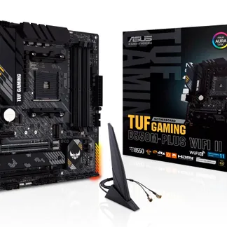 ASUS TUF GAMING B550M-PLUS WIFI II AMD B550 Sockel AM4 micro ATX ASUS TUF GAMING B550M-PLUS WIFI II AMD B550 Sockel AM4 micro ATX