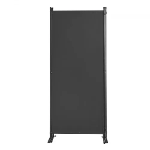 VEVOR Raumteiler Trennwand 3-teiliger Paravent Stellwand, faltbarer Sichtschutz für Büro Schlafzimmer Esszimmer Arbeitszimmer Balkon, Raumtrenner freistehend (228 x 52 x 184 cm), Grau – Bild 10