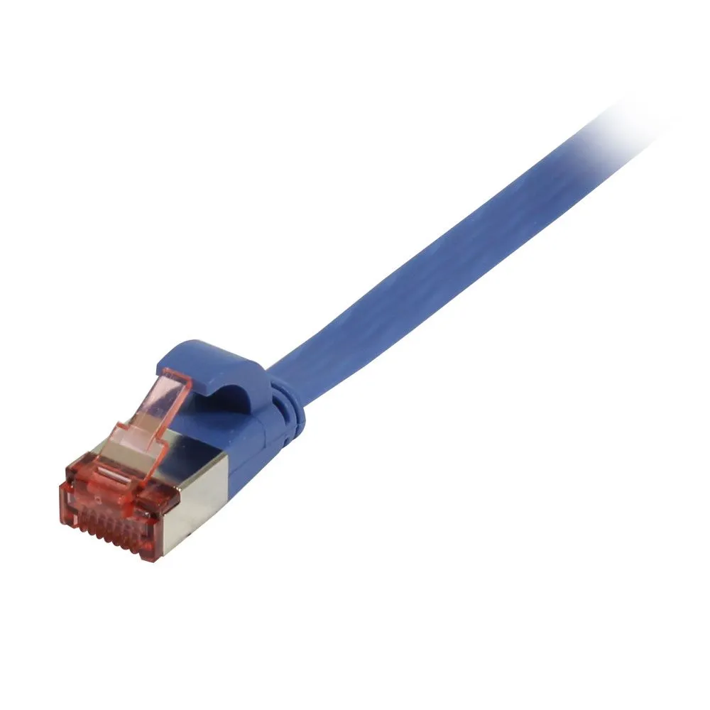 Patchkabel RJ45, CAT6 250Mhz, 3m blau, FTP(U/FTP), TPE(Superflex), Flach, Synergy 21, Patchkabel RJ45, CAT6 250Mhz, 3m blau, FTP(U/FTP), TPE(Superflex), Flach, Synergy 21,