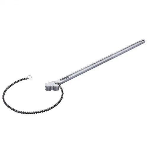 VEVOR Kettenschlüssel, 48 Zoll Kettenrohrschlüssel, 13,4 Zoll Durchmesser Kapazität, CRV umkehrbarer Rohrverschraubungsschlüssel mit hochfester Backe und ergonomischem Griff, für Rohrinstallation VEVOR Kettenschlüssel, 48 Zoll Kettenrohrschlüssel, 13,4 Zoll Durchmesser Kapazität, CRV umkehrbarer Rohrverschraubungsschlüssel mit hochfester Backe und ergonomischem Griff, für Rohrinstallation