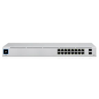 Ubiquiti Switch smart managed Layer2 18 Port • 16x GbE • PoE Budget 42W • 8x PoE at • 2x SFP • 19″ • Lüfterlos • UniFi • USW-16-POE Ubiquiti Switch smart managed Layer2 18 Port • 16x GbE • PoE Budget 42W • 8x PoE at • 2x SFP • 19″ • Lüfterlos • UniFi • USW-16-POE