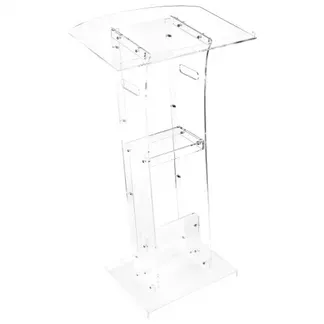 VEVOR Podiumständer Rednerpult (109 cm) aus Acryl, tragbarer Laptop-Schreibtisch mit breiter Lesefläche & Ablagefläche & Buchstopper, bodenstehend, für Klassenzimmer Hochzeiten Konferenzen VEVOR Podiumständer Rednerpult (109 cm) aus Acryl, tragbarer Laptop-Schreibtisch mit breiter Lesefläche & Ablagefläche & Buchstopper, bodenstehend, für Klassenzimmer Hochzeiten Konferenzen