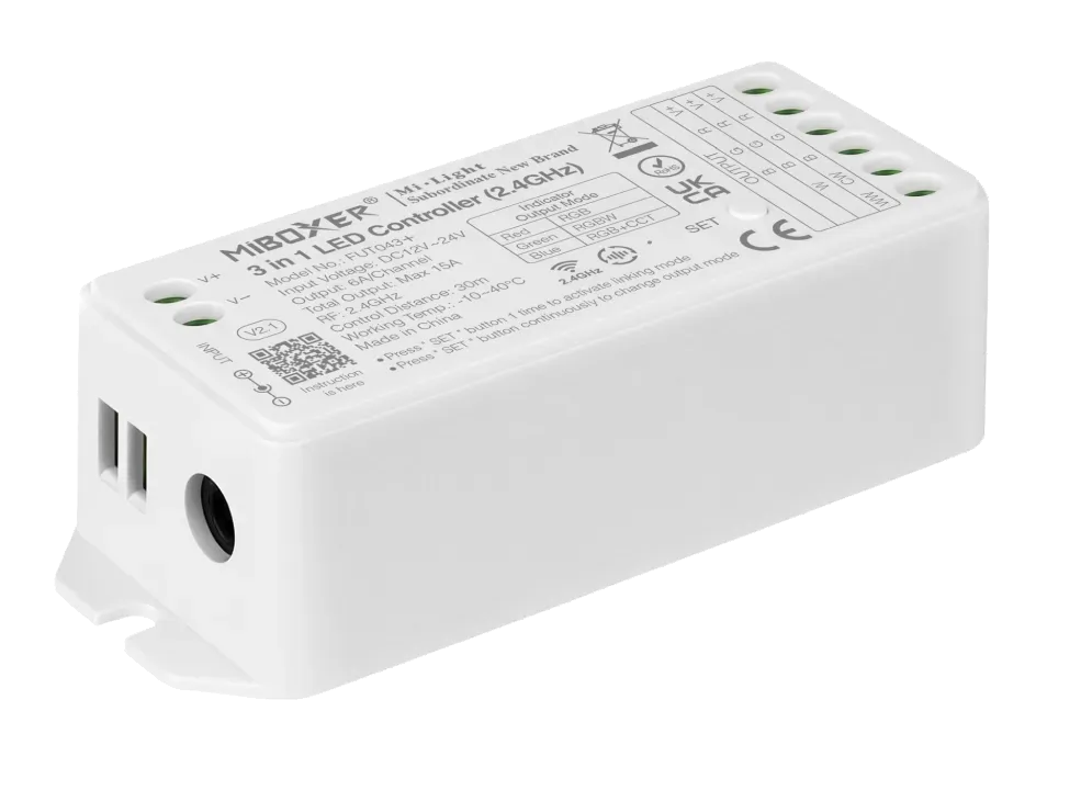 MiBoxer FUT043+ LED Controller RGB-WW (RGB-CCT) DC12/24V 2,4G – Bild 4