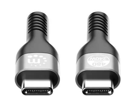 Manhattan 356367 USB Kabel USB 2.0 2 m USB C Schwarz – Bild 3