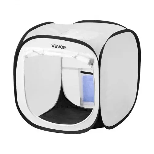 VEVOR tragbares Lackierkabinenzelt (40,5x40,5x43 cm Arbeitsbereich) Pop-Up-Sprühfarbenzelt für Sprühmalerei, wasserfeste Farbkabine für kleine Modelle Skulpturen Vasen Bilderrahmen Pop-Up-Design – Bild 10