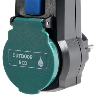 Fehlerstromschutzadapter (RCD) Schutzkontakt-Personenschutz Zwischenst. Fehlerstromschutzadapter (RCD) Schutzkontakt-Personenschutz Zwischenst.