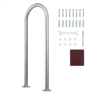 VEVOR Pool-Handlauf, 400 x 90 x 915 mm, Pooleinstieg Aluminium mit Grundplatte für Innen-/Außenpools, benutzerfreundliche Einstieghilfe für Schwimmbäder, Haltegriff mit Zubehör für Spas und Docks VEVOR Pool-Handlauf, 400 x 90 x 915 mm, Pooleinstieg Aluminium mit Grundplatte für Innen-/Außenpools, benutzerfreundliche Einstieghilfe für Schwimmbäder, Haltegriff mit Zubehör für Spas und Docks
