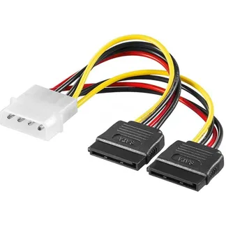 Stromadapter 5,25″ auf 2x 15-Pin SATA Stromadapter 5,25″ auf 2x 15-Pin SATA