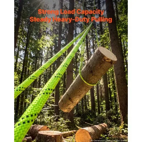 VEVOR Polyesterseil 19,1 mm x 67 m Doppelt Geflochtenes Zugseil Neongrün, Allzweckseil für Festmacher Kletter Camping & Outdoor, 8800 kg Bruchlast, 24 Außen- & 26 Innenstränge, Reflektierendes Design VEVOR Polyesterseil 19,1 mm x 67 m Doppelt Geflochtenes Zugseil Neongrün, Allzweckseil für Festmacher Kletter Camping & Outdoor, 8800 kg Bruchlast, 24 Außen- & 26 Innenstränge, Reflektierendes Design