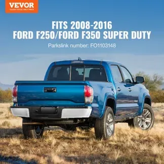 VEVOR Heckstoßstange, Kompatibel mit 2008-2016-Ford F250/Ford F350 Super Duty, Chromstahl-Heckstoßstange, Montage-Ersatz-Heckstoßstange mit Kennzeichenbeleuchtung und Trittpolster VEVOR Heckstoßstange, Kompatibel mit 2008-2016-Ford F250/Ford F350 Super Duty, Chromstahl-Heckstoßstange, Montage-Ersatz-Heckstoßstange mit Kennzeichenbeleuchtung und Trittpolster