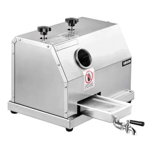 VEVOR Kommerzieller Zuckerrohr-Entsafter, 49,9kg/h Hochleistungs-Zuckerrohr-Entsafter-Maschine mit 3 Edelstahlwalzen, 6,1 cm großer Einlass, manuelle Zuckerrohr-Entsafter-Presse für den privaten/gewerb – Bild 9