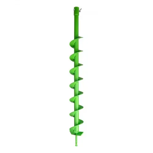 VEVOR Erdbohrer für Bohrmaschine, Ø 80x790 mm Gartenbohrer, kompatibel mit Bohrern mit 20 mm Innendurchmesser, Erdlochbohrer, Pfahlbohrer, Pfostenlochbohraufsätze für Gartenbagger & Zäune – Bild 8