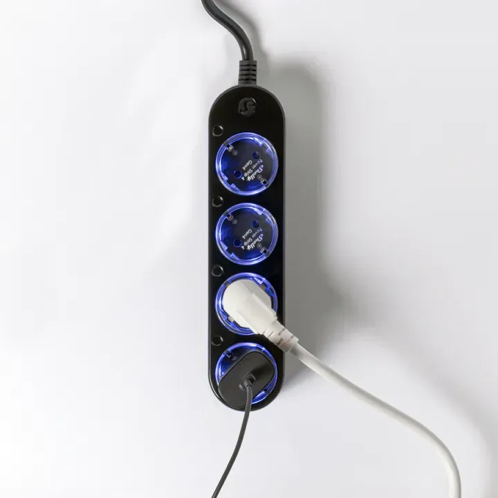 Shelly · Plug & Play "Power Strip 4 Gen4" · Smarte Steckdosenleiste · 4x 12A · Messfunktion · WLAN · Zigbee · Matter · BT · schwarz – Bild 6