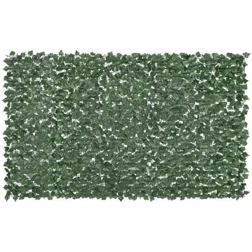 VEVOR Sichtschutzzaun aus Efeu, 1500 x 2490 mm, Pflanzenwand, grüner Efeuzaun mit verstärkter Verbindung, künstliche Hecken mit Weinblättern als Dekoration für Garten, Hof und Terrasse – Bild 8