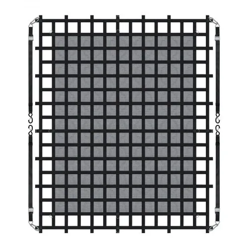VEVOR Frachtnetz, 3020 x 2670 mm, LKW-Ladeflächennetz, 4 verstellbare Gurte mit Karabinern & S-Haken, Transportnetz verschleißfest & wetterfest, Gepäcknetz geeignet für Pickup, LKW, Jeep, SUV, Boot – Bild 10