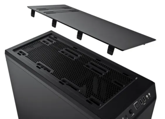 be quiet! Pure Base 600 Midi Tower Schwarz, Silber – Bild 7