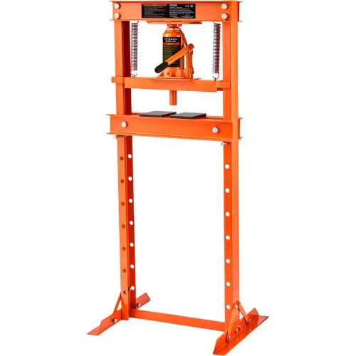 VEVOR Werkstattpresse Hydraulikpresse 12 t, Auto Kfz Rahmenpresse Presse Orange 40-705 mm, Manuelle Lagerpresse Kohlenstoffstahl Werkstattpresse für die Autobuchsen, Kugelgelenke, U-Gelenke usw. VEVOR Werkstattpresse Hydraulikpresse 12 t, Auto Kfz Rahmenpresse Presse Orange 40-705 mm, Manuelle Lagerpresse Kohlenstoffstahl Werkstattpresse für die Autobuchsen, Kugelgelenke, U-Gelenke usw.