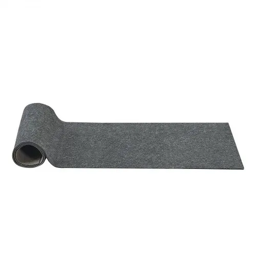 VEVOR Teppichbelag, 635x2400mm, Teppichfliesen, schützende Polsterung aus Gummi für Teppiche, 6mm dick – Anti-Rutsch-Matte aus Filz mit doppelter Oberfläche, Bodenbelag, sicher für alle Böden, grau – Bild 9
