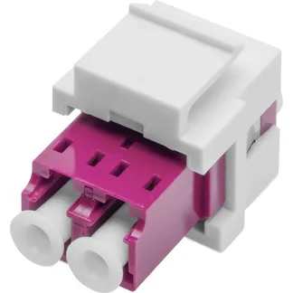 LWL Kupplung, Duplex, LC > LC Buchse, Multimode OM4 LWL Kupplung, Duplex, LC > LC Buchse, Multimode OM4