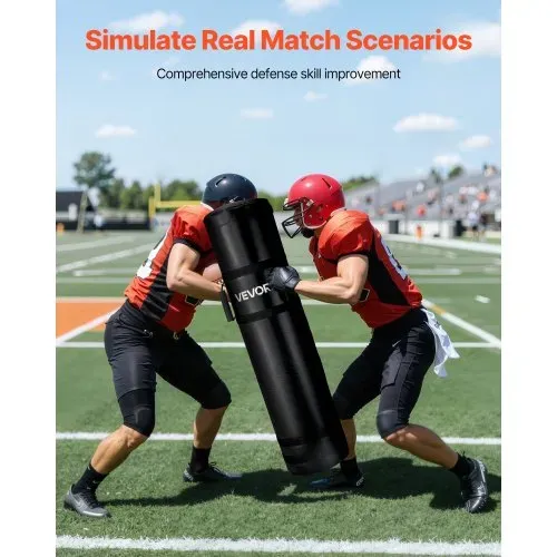 VEVOR Fußball Tackling Dummy hochdichter Schwamm-Blockierpad-Ausrüstung () zum Üben, robuste Tackle-Dummies mit Griffen, ideal für Kontaktübungen, Kampfsport, Sporttraining, 1 Stück – Bild 3