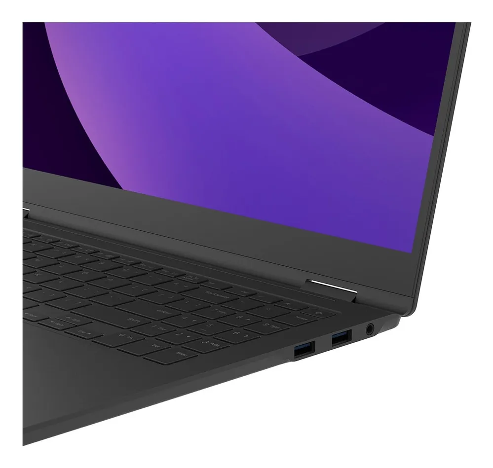 LG Gram Pro 16TB90TP Intel Core Ultra 7 255H Hybrid (2-in-1) 40,6 cm (16") Touchscreen WQXGA+ 16 GB LPDDR5x-SDRAM 1 TB SSD Wi-Fi 7 (802.11be) Windows 11 Pro Deutsch Schwarz – Bild 4