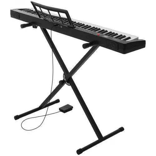 VEVOR Digitalpiano mit 88 Tasten Halbgewichtet E-Piano mit Ständer für Anfänger und Fortgeschrittene, 128 Klänge, 128 Rhythmen, HiFi-Stereolautsprecher, 3,5-mm-Kopfhörerbuchse, Sustain-Pedal – Bild 10