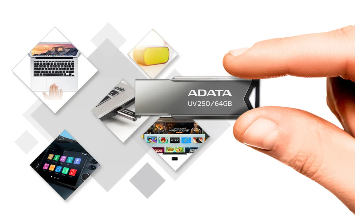 ADATA UV250 USB-Stick 16 GB USB Typ-A 2.0 Silber – Bild 4