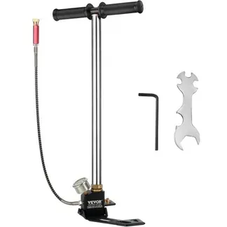 VEVOR Dreistufige Hochdruckluftpumpe 4500psi, Handpumpe Tragbare 30MPa, Luftpumpe Hochdruck Fahrradpumpe Luftpumpe für E-Bike Mountainbike Rennrad Komplettes Zubehör VEVOR Dreistufige Hochdruckluftpumpe 4500psi, Handpumpe Tragbare 30MPa, Luftpumpe Hochdruck Fahrradpumpe Luftpumpe für E-Bike Mountainbike Rennrad Komplettes Zubehör