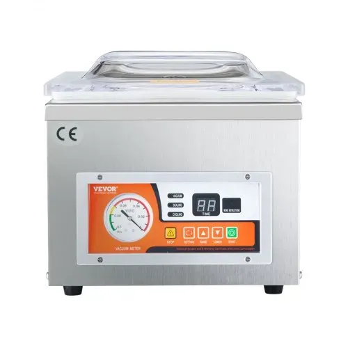 VEVOR Vakuumierer DZ-260A Kompakter Profi-Kammervakuumierer 180W Motor Kammervakuumierer 6,5 cbm/h Vakuumiergerät 33x25cm Dichtungsgröße Geeignet für Haushalten Supermärkten Lebensmittelfabriken – Bild 8