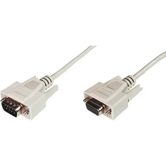 Serielles Datatransfer Verlängerungskabel, D-Sub9 (Stecker) > D-Sub9 (Buchse) Serielles Datatransfer Verlängerungskabel, D-Sub9 (Stecker) > D-Sub9 (Buchse)