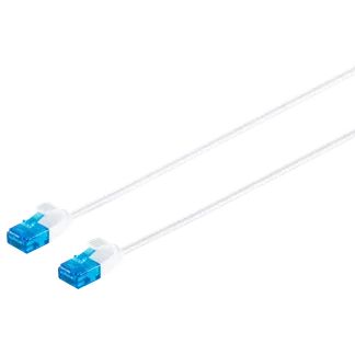 Patchkabel Cat.6 U/UTP slim, weiß, 0,5m Patchkabel Cat.6 U/UTP slim, weiß, 0,5m