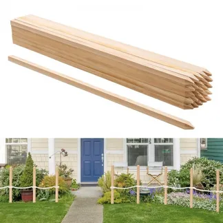 VEVOR Holzpfähle, 25 Stk. 19,05×19,05×914,4 mm Holzpflöcke, Holzpfosten mit scharfer Spitze, Zaunpfähle aus Tannenholz, Wegweiser für Schlammzäune, Hinterhofbegrenzungen, Grundlinien VEVOR Holzpfähle, 25 Stk. 19,05×19,05×914,4 mm Holzpflöcke, Holzpfosten mit scharfer Spitze, Zaunpfähle aus Tannenholz, Wegweiser für Schlammzäune, Hinterhofbegrenzungen, Grundlinien