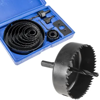 Lochsägen Set „Maxi“ 16-teilig 19 – 127mm, inkl. Transportkoffer Lochsägen Set „Maxi“ 16-teilig 19 – 127mm, inkl. Transportkoffer
