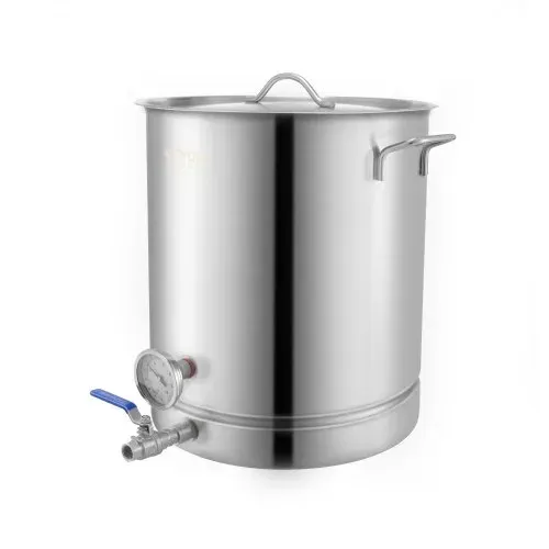 VEVOR Braukessel Bierbrauanlage Heimbrauanlage 60,57 L Thermometer Gärtopf – Bild 8