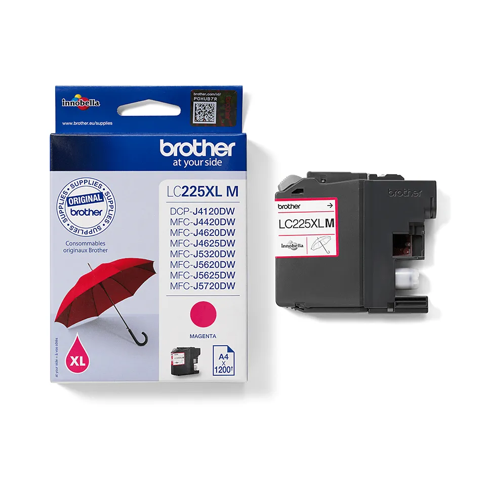 Brother LC225XLM Druckerpatrone 1 Stück(e) Original Magenta – Bild 3
