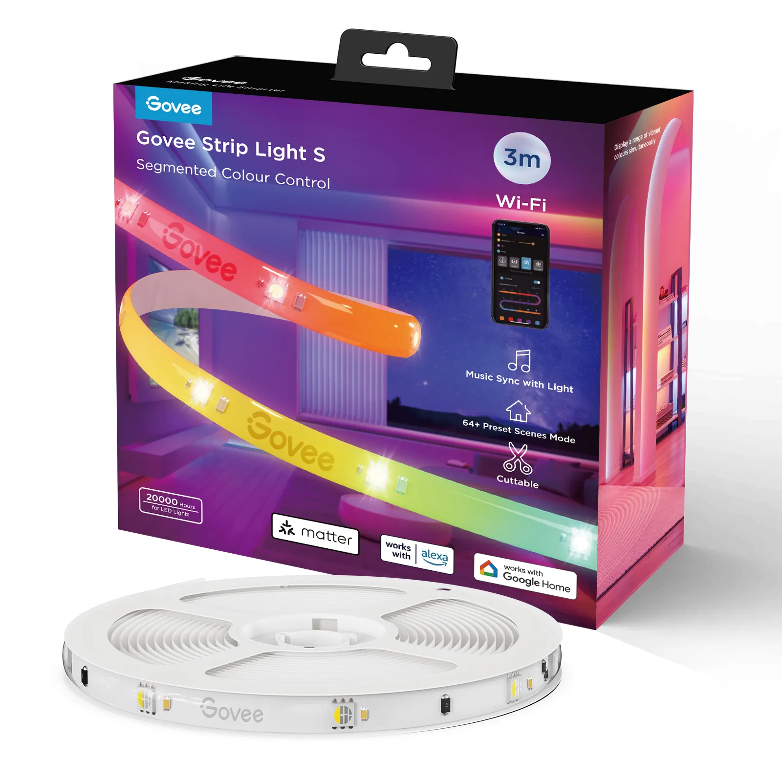 Govee H612F Intelligenter Leuchtstreifen Wi-Fi/Bluetooth Govee H612F Intelligenter Leuchtstreifen Wi-Fi/Bluetooth