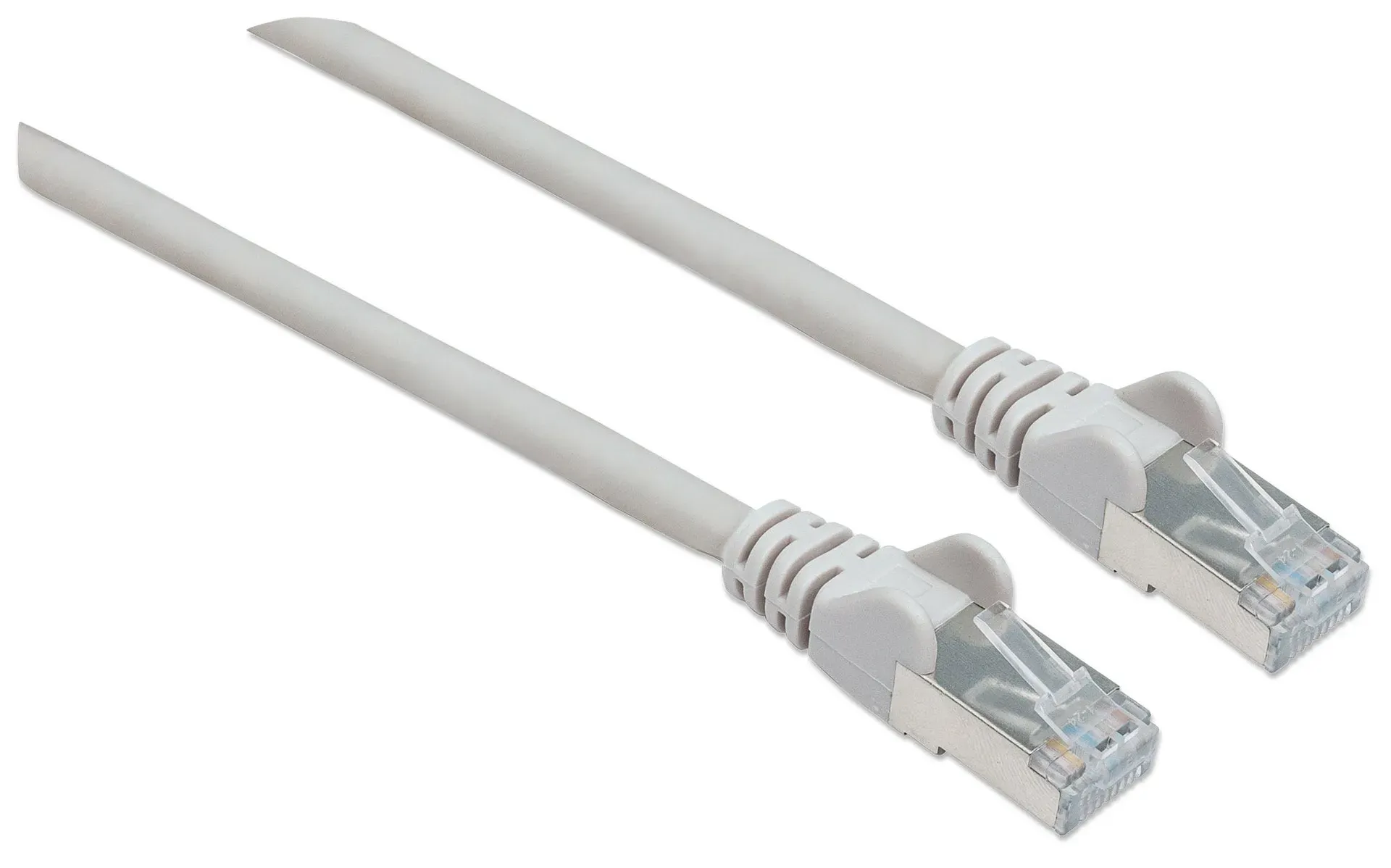 Intellinet Premium Netzwerkkabel, Cat6, S/FTP, 100% Kupfer, Cat6-zertifiziert, LS0H, RJ45-Stecker/RJ45-Stecker, 0,5 m, grau – Bild 2